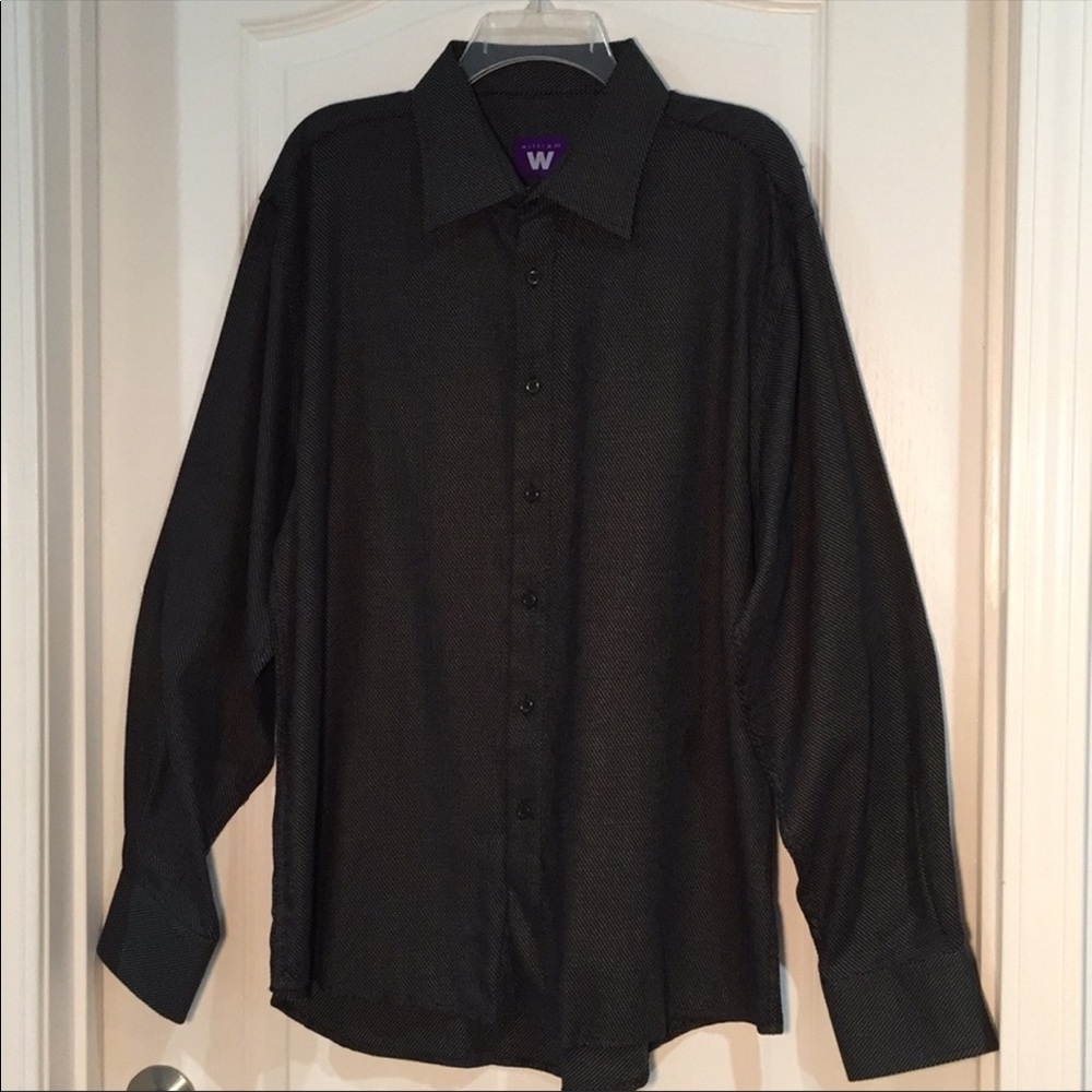 William W Blue Casual Button Down Shirt XL